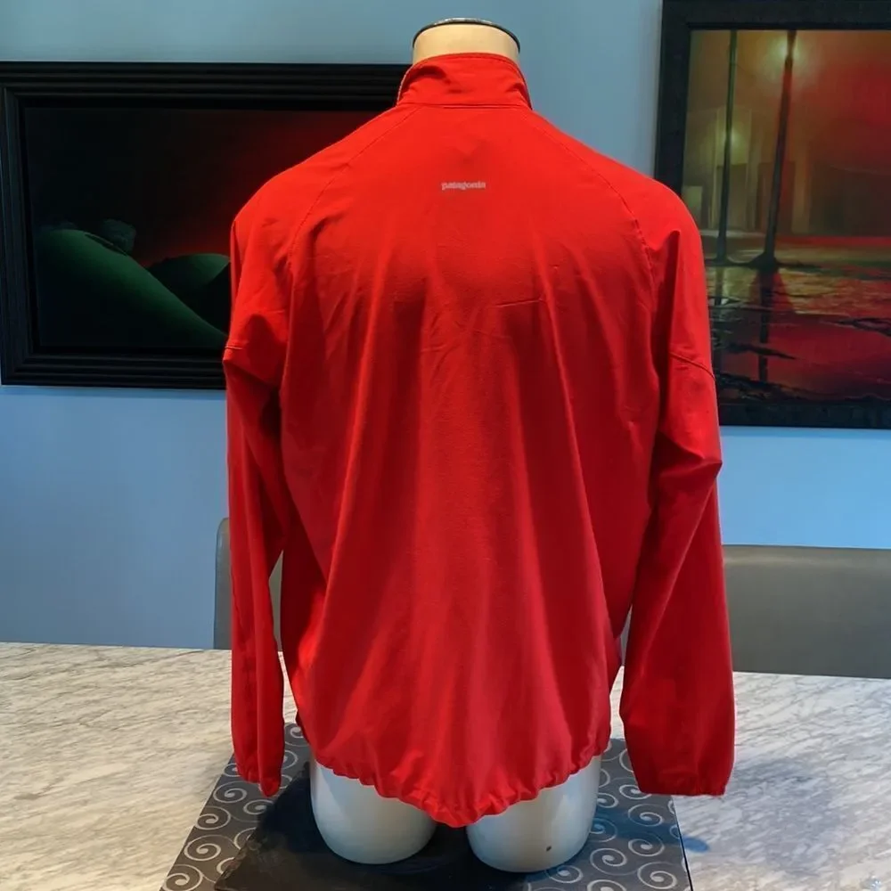 Patagonia Extra Large Windbreaker Jacket Zip Up Elastic Waist